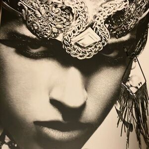 Beautiful, silver earrings.